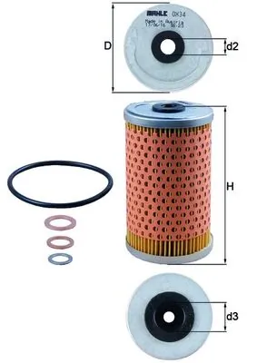 OX34D Mahle Original