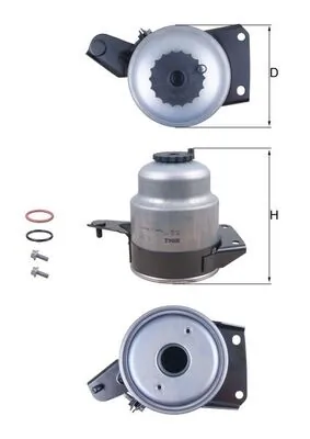 KL829D Mahle Original Filtro de gasolina