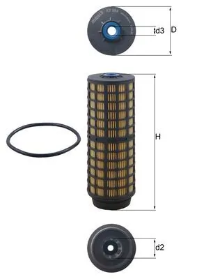 KX564D Mahle Original Filtro de gasolina