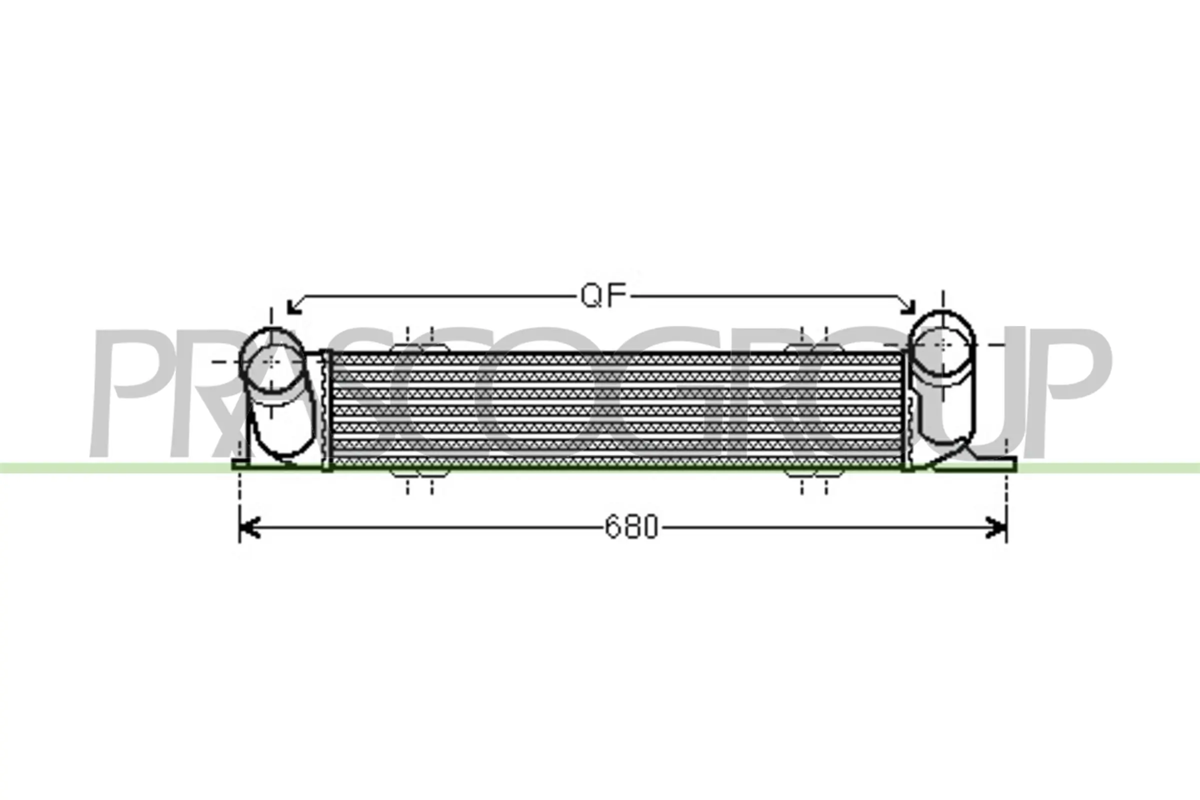 Comprar 805M68A Jdeus Turbo intercooler