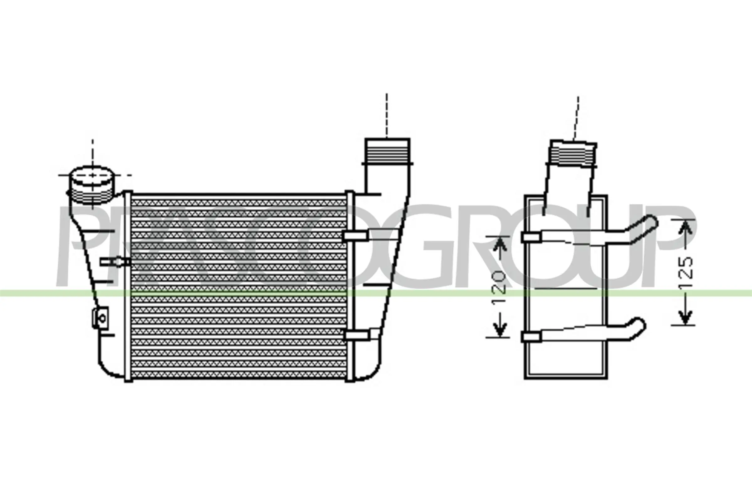 Radiador de aire de admisión Audi A4 Avant B6 familiar (8E5) (2000 - 2005) precio, desde 70,85 EUR