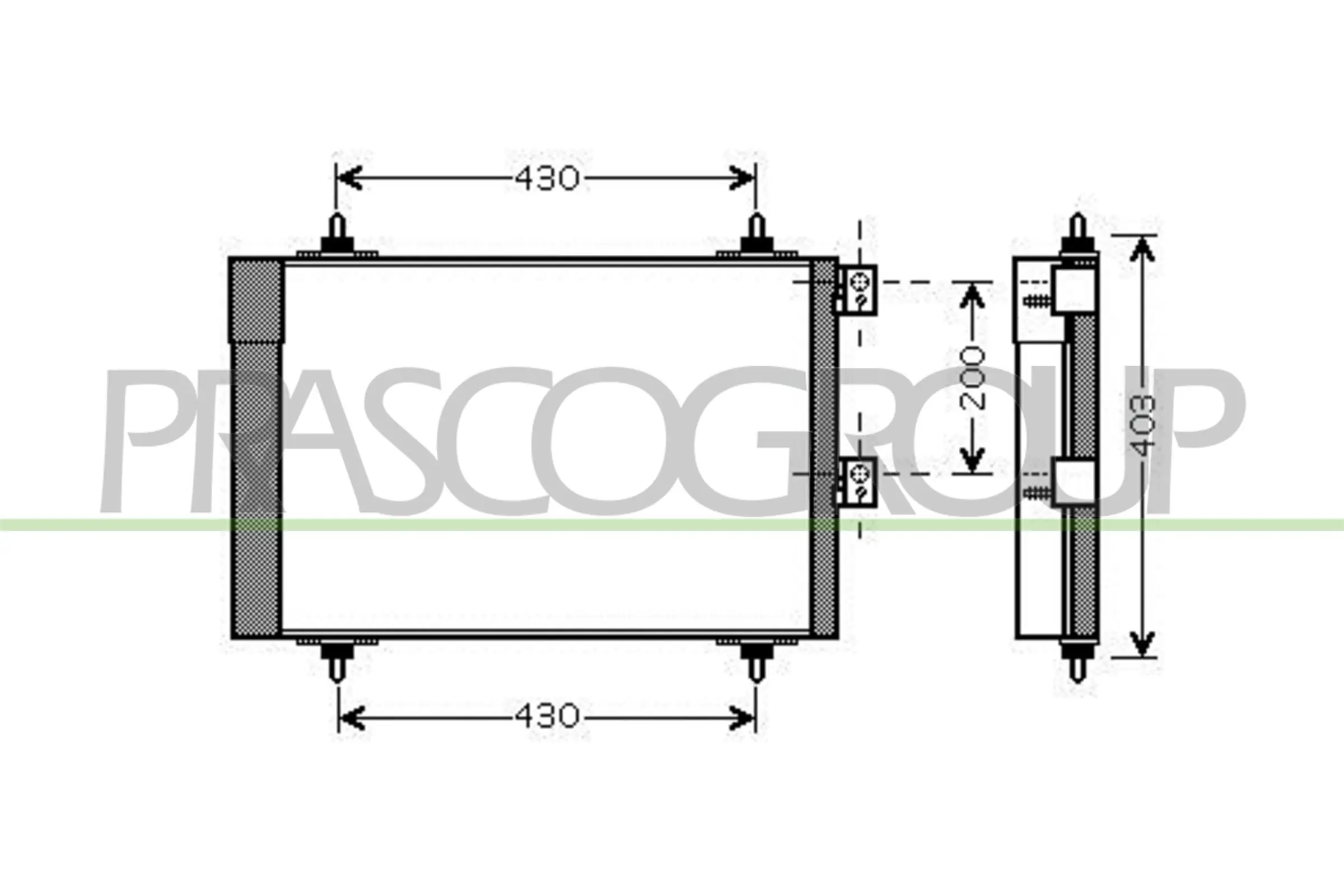 Aire acondicionado capacitor Citroen Berlingo bus (MF) (1996 - 2008) precio, desde 72,49 EUR