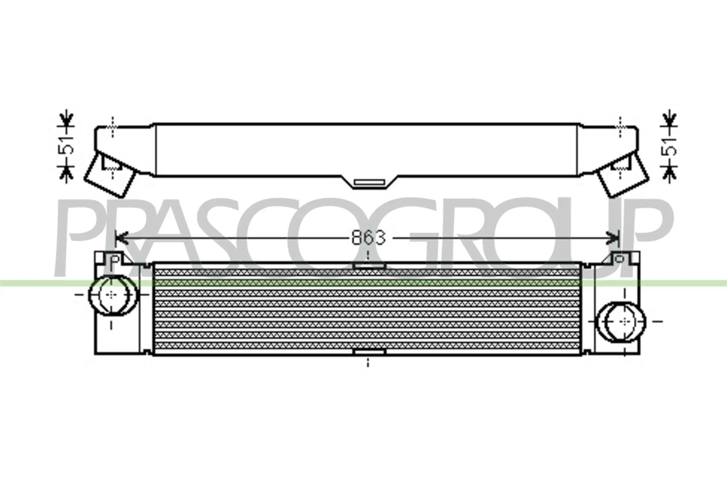 Radiador de aire de admisión Citroen Jumper plataforma a bordo (250) (2006 - 2026) precio, desde 65,34 EUR