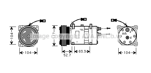 Compresor climatizador para Peugeot Boxer I 230P