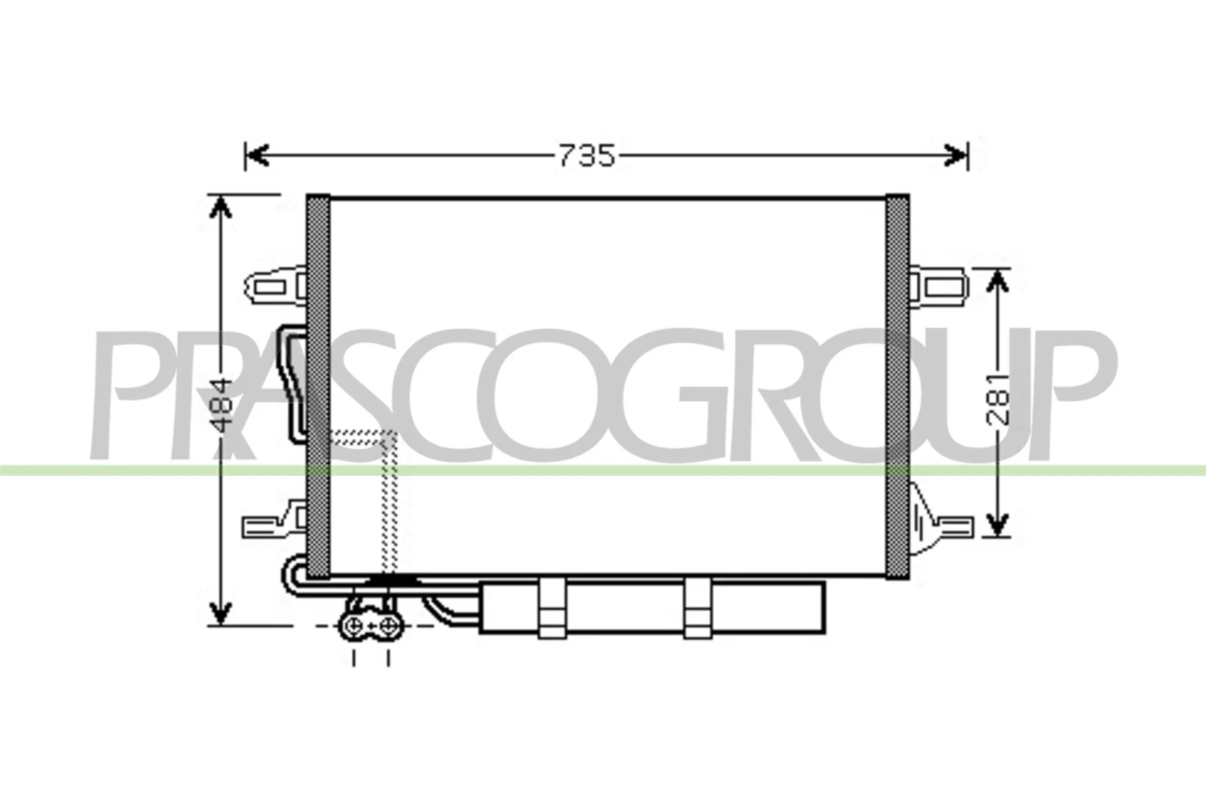Aire acondicionado capacitor Mercedes E familiar (S211) (2003 - 2009) precio, desde 88,97 EUR
