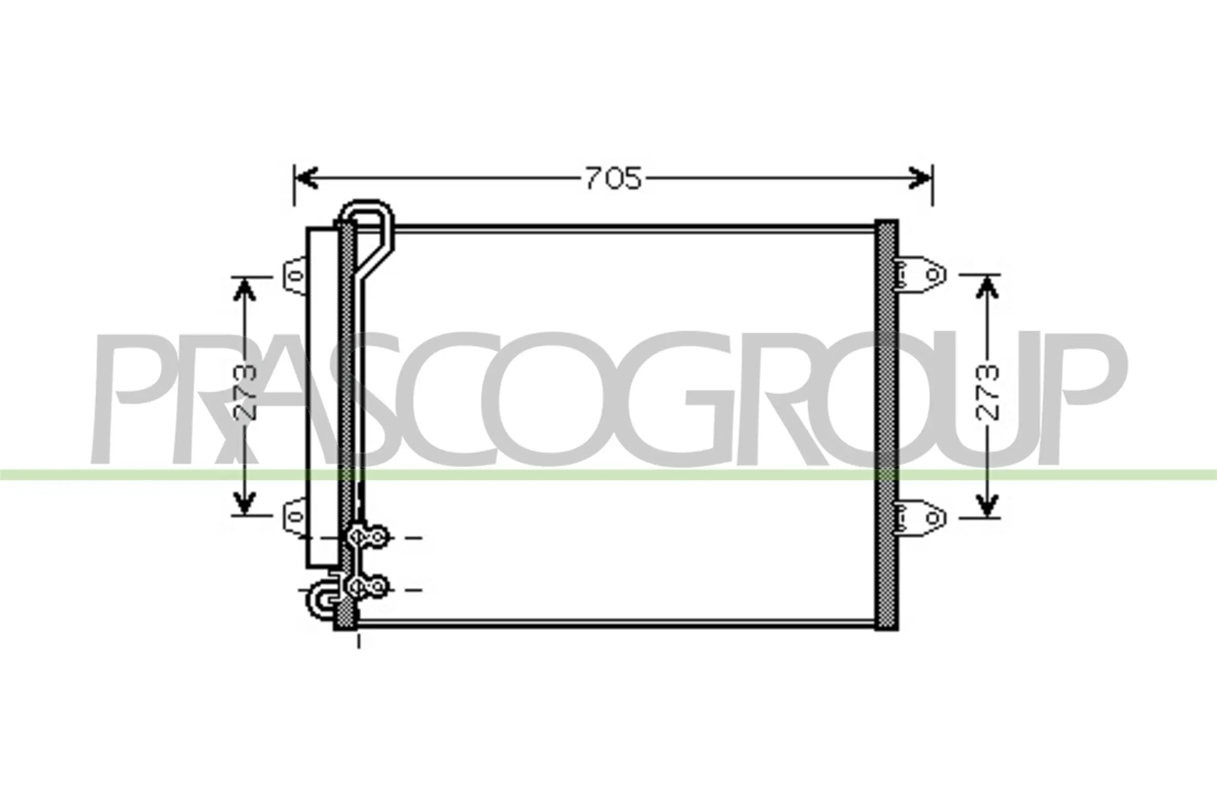 Condensador para Volkswagen Passat  (365)