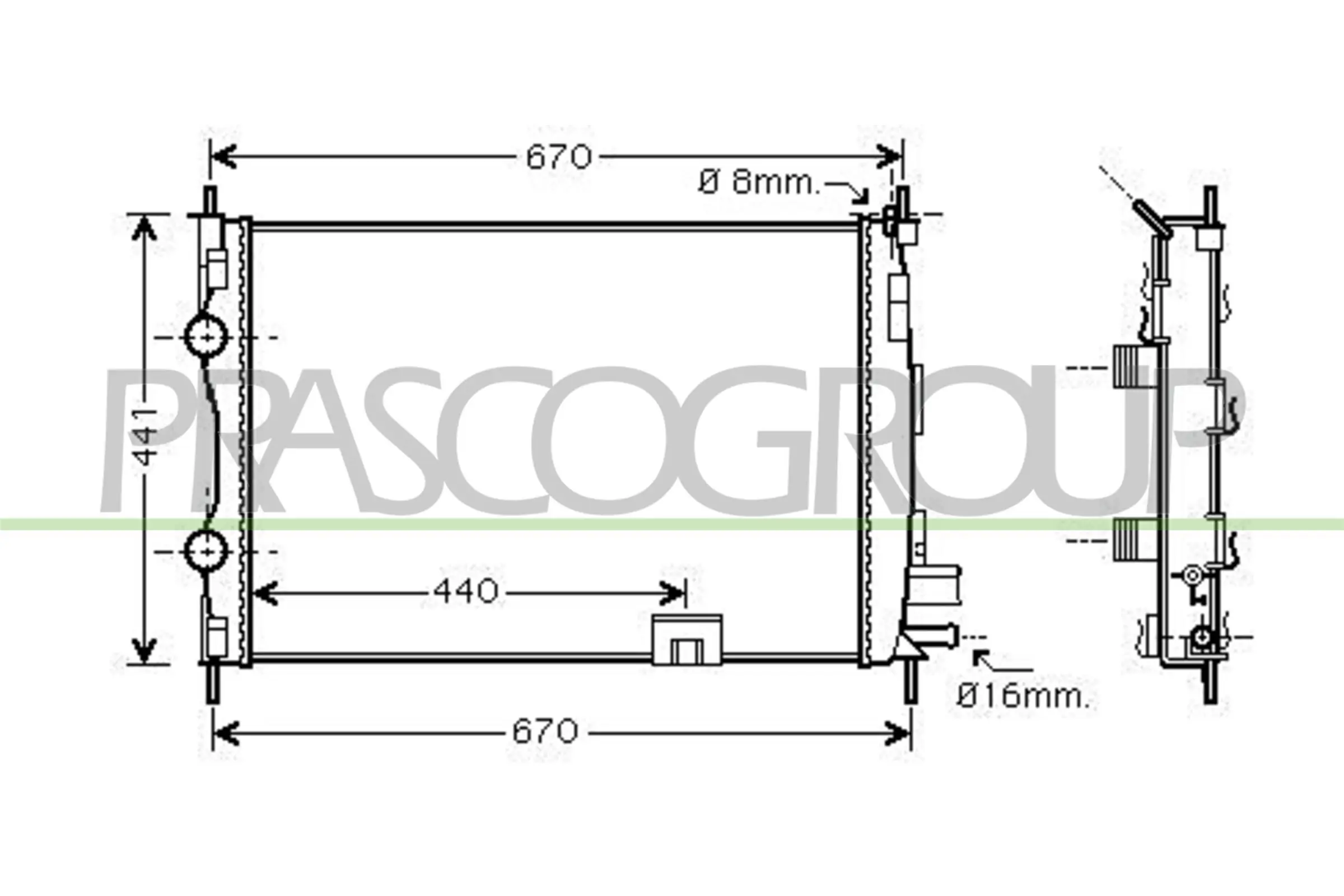 Água radiador Nissan Qashqai +2 I SUV (J10) (2007 - 2014) precio, desde 71,50 EUR