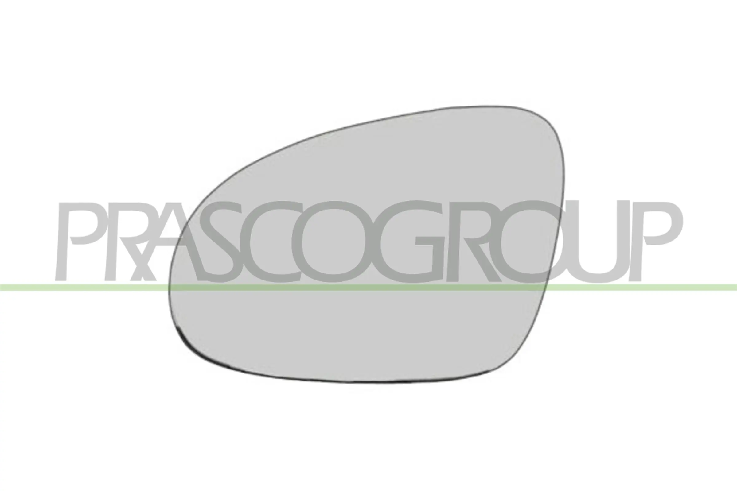 388WVG105T TYC Cristal de espejo retrovisor derecho