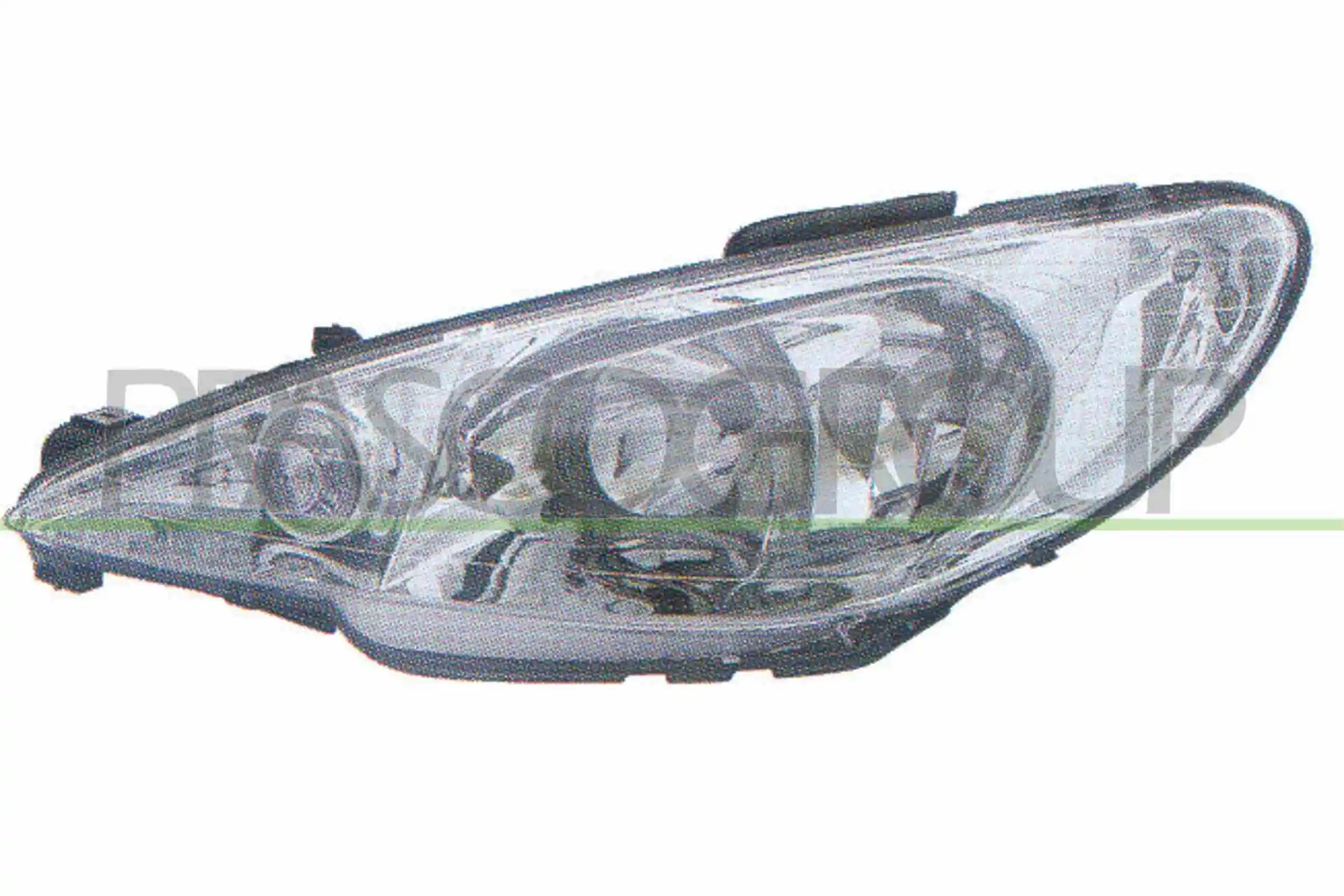 Luz derecha para Peugeot 206 SW 2E, K