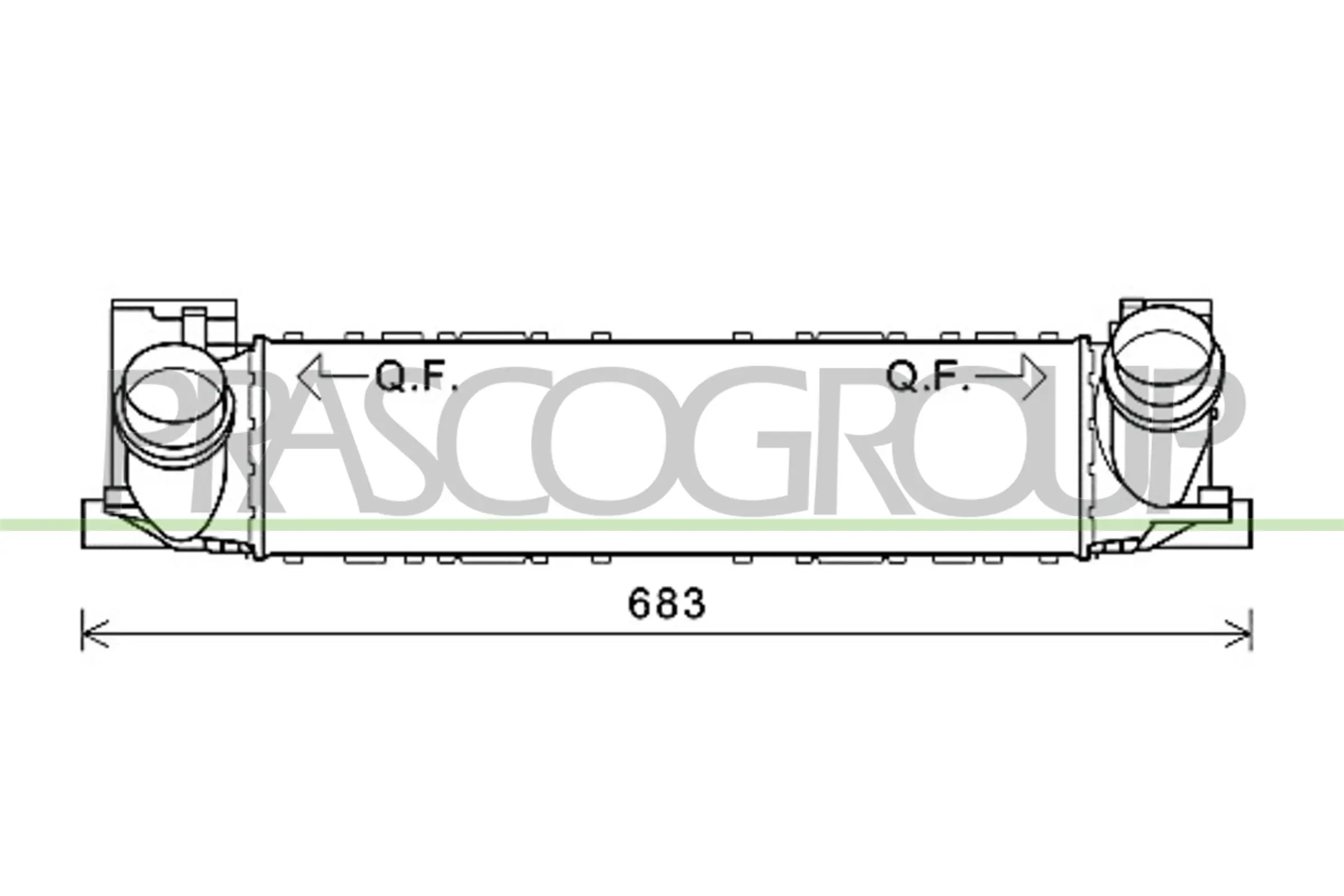 Comprar 805M30A Jdeus Turbo intercooler