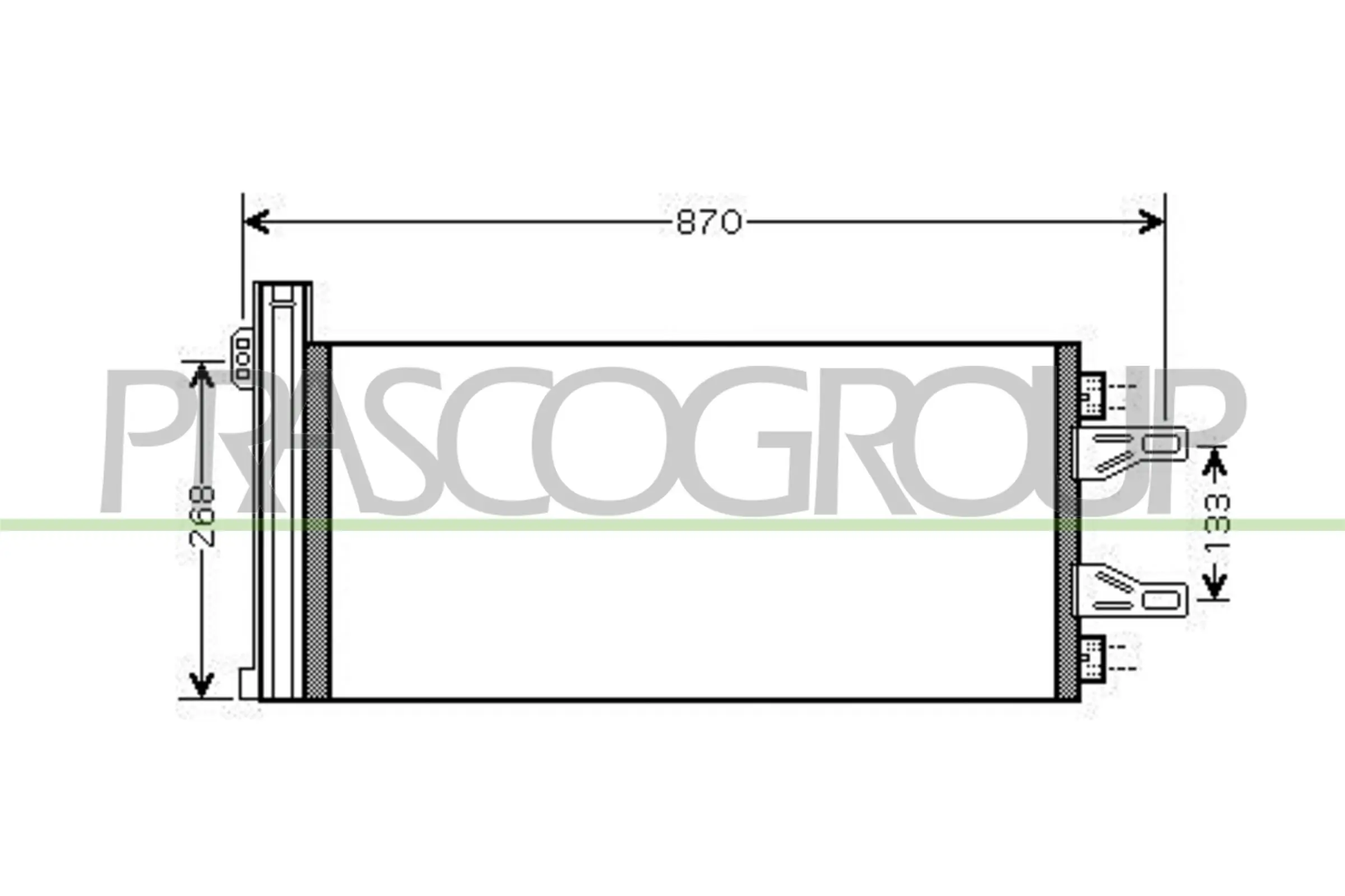 Comprar BC623 Magneti Marelli Condensador de aire acondicionado