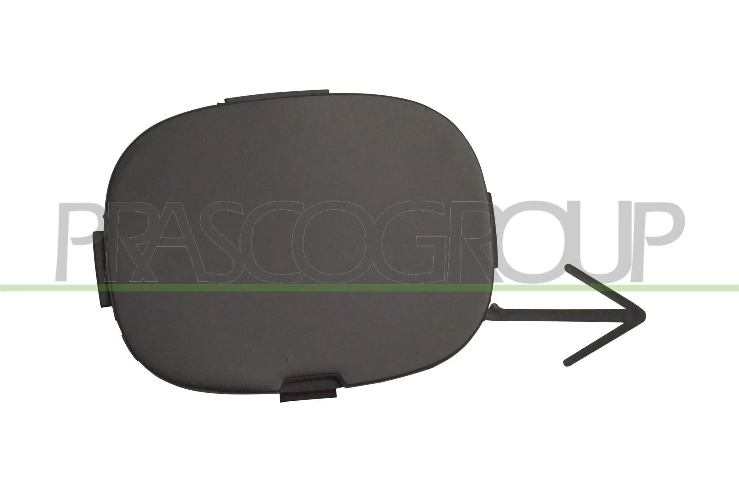 Cobertura de parachoques, enganche de remolque, delantera  Smart FORFOUR  (2014-2026)