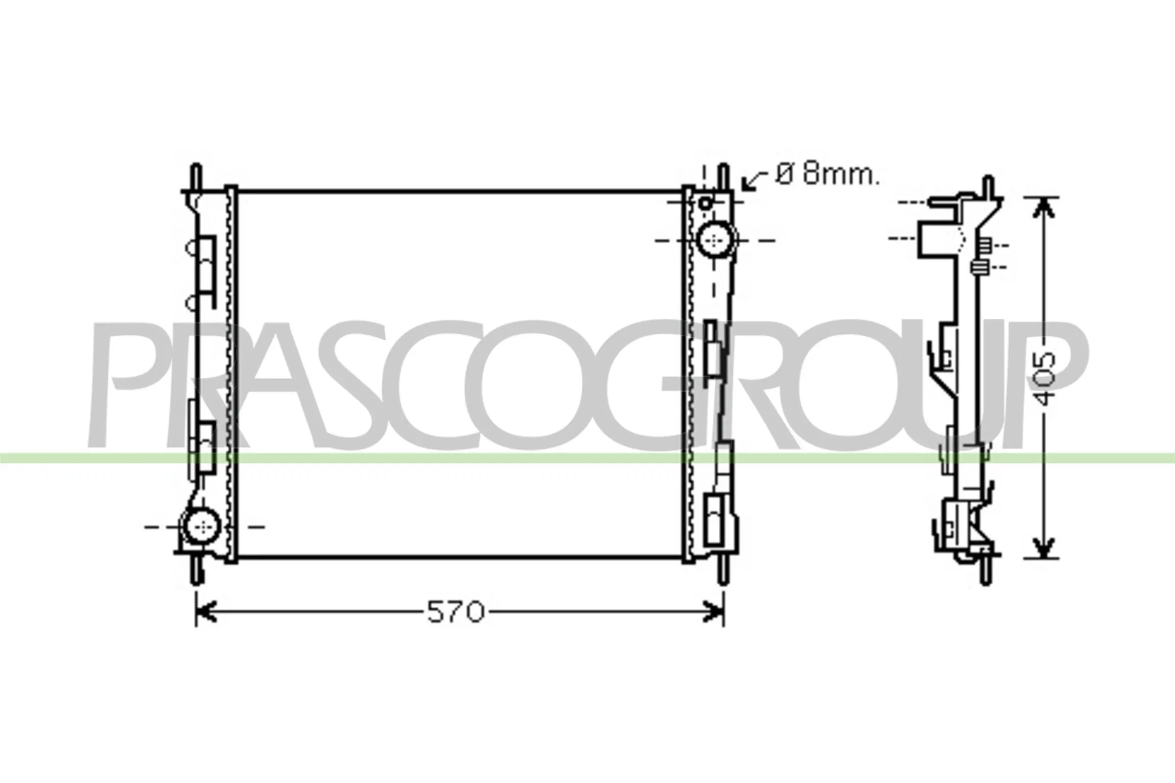 Comprar 600108A2 Polcar Radiador de auto