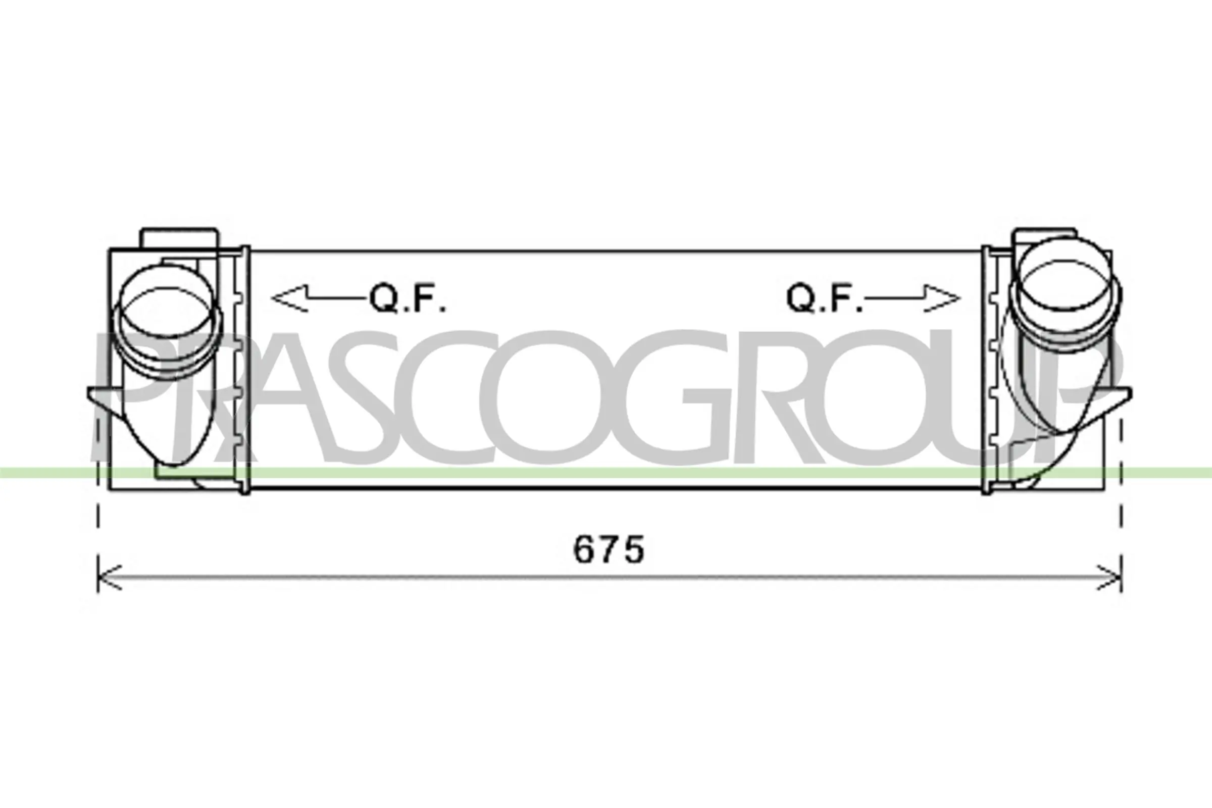 Enfriador de aire de admisión para BMW X3  (F25)