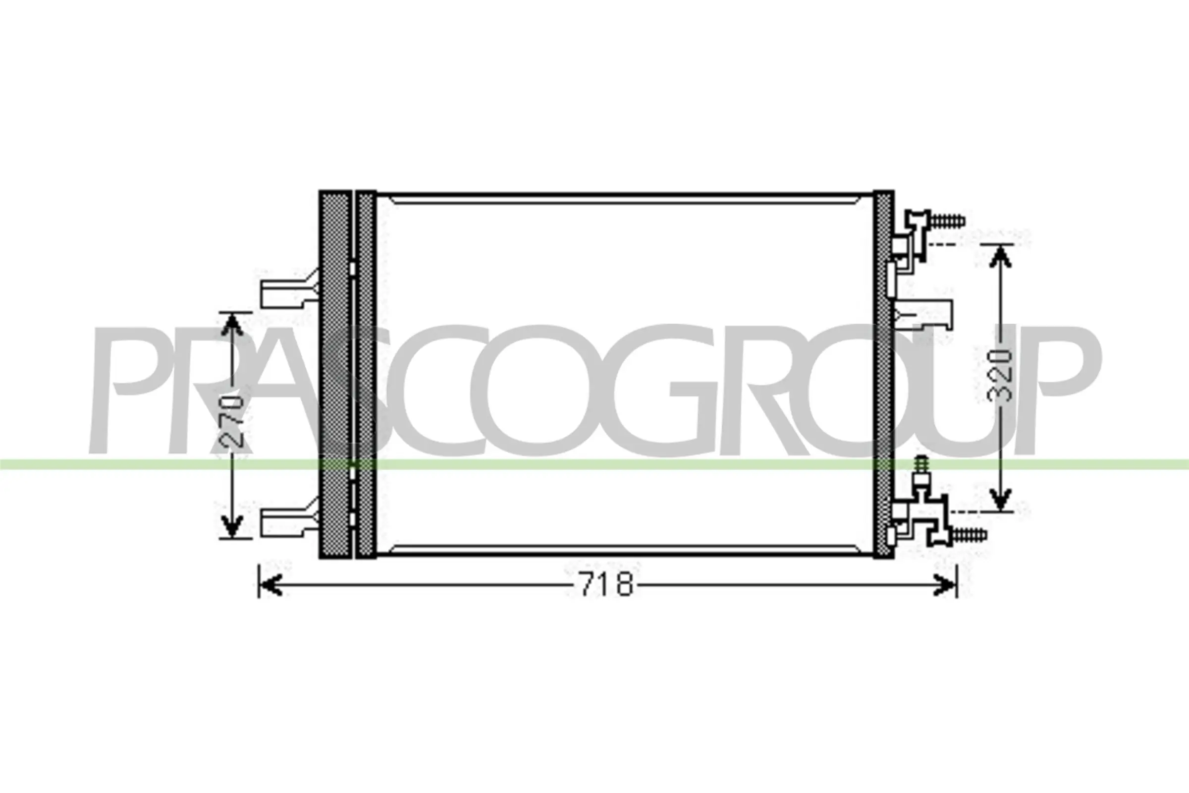 BC769 Magneti Marelli Radiador de aire acondicionado