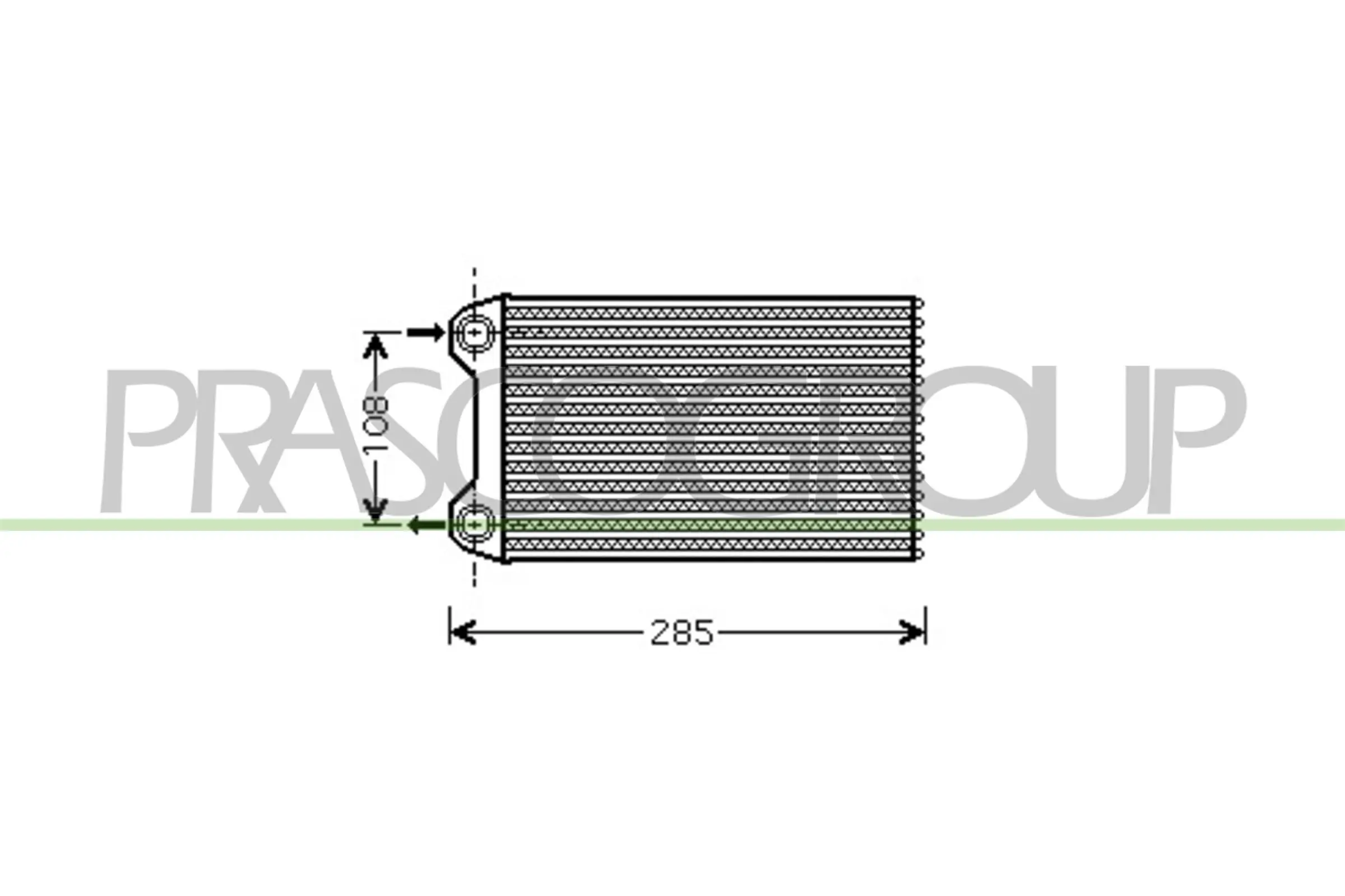  Radiador calefacción Seat Exeo 