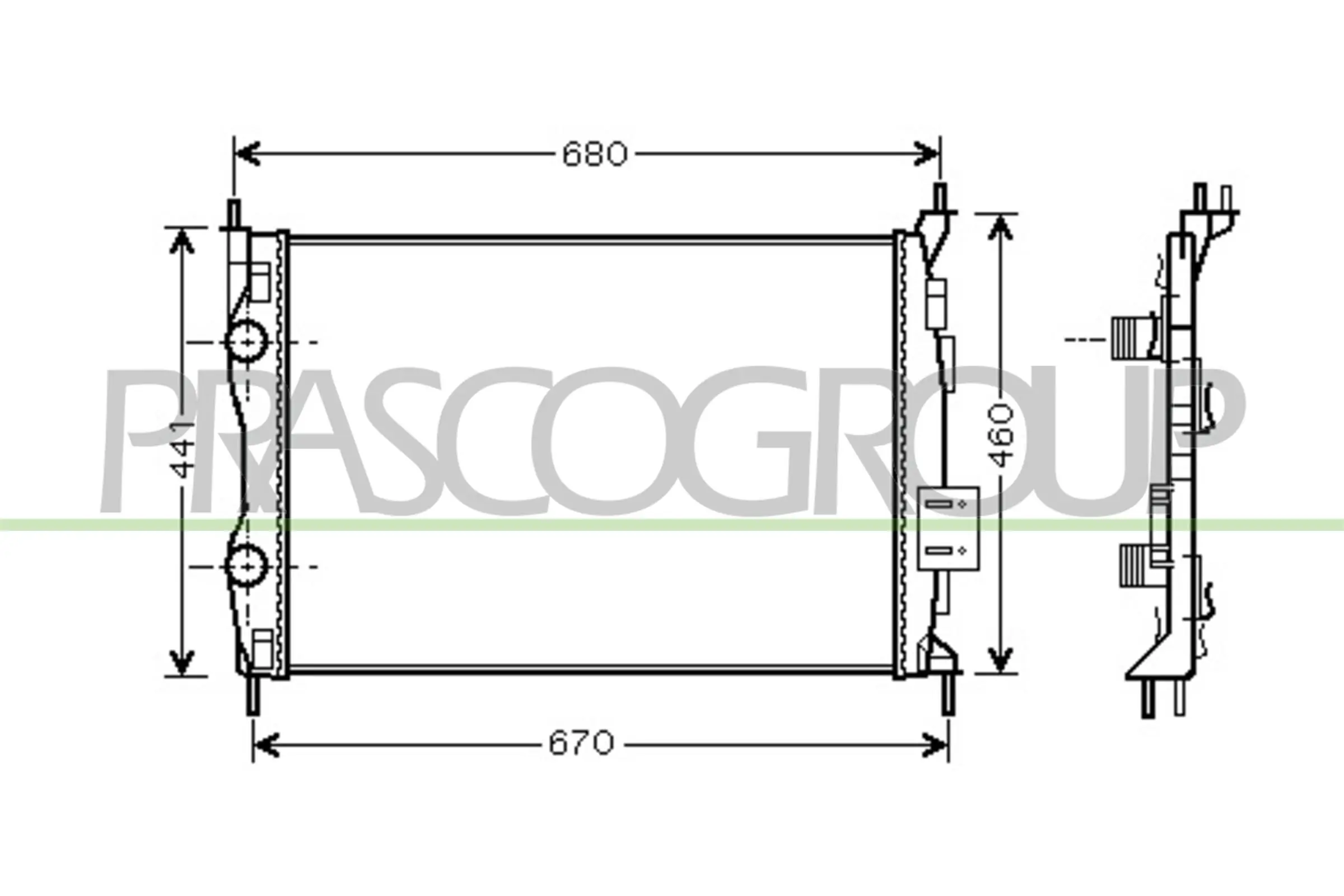 Refrigeración del motor para Nissan Qashqai I J10