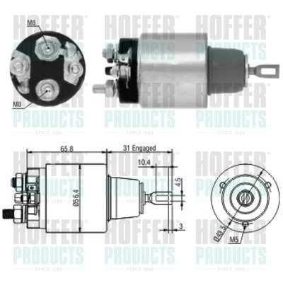 Solenoide arranque BMW 7 (1986-1994)