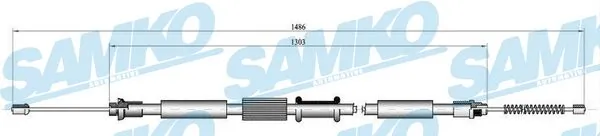 Comprar Cable de freno de mano trasero izquierdo Fiat Punto I 176 a bajo precio