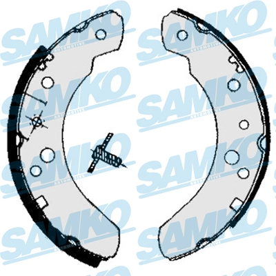 Zapatas de freno traseras para Ford Transit  (V)