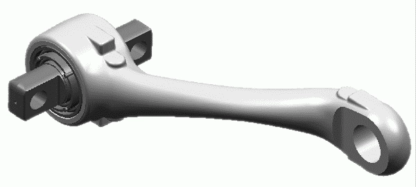 Brazo transversal de suspensión trasera A0003301107 Mercedes