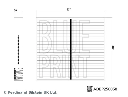 Filtro de cabina Blue Print ADBP250058 precio, desde 15,55 EUR