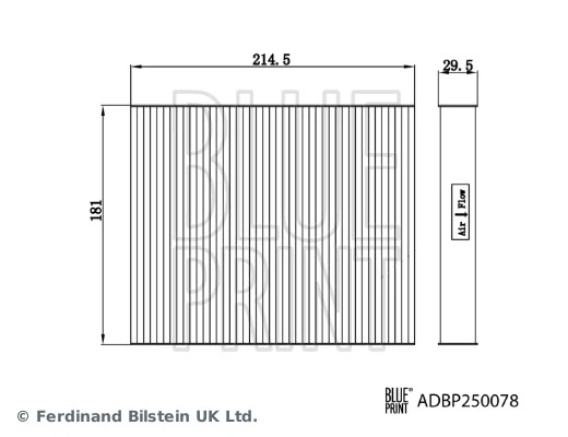 871390H010 Toyota Filtro antipolen
