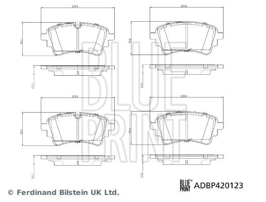 Pastillas freno traseras para Audi A4 Allroad B9 8WH, 8WJ