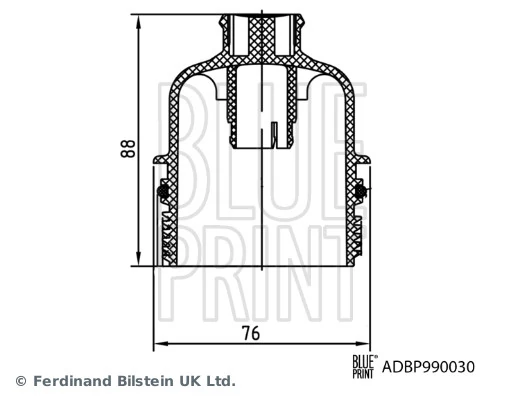 Tapa del filtro de aceite Blue Print ADBP990030 precio, desde 12,29 EUR