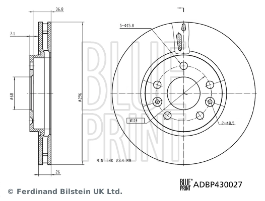 Comprar A4204211800 Mercedes Freno de disco delantero