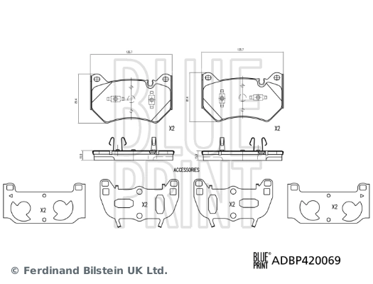 PF1240 Magneti Marelli Pastillas delanteras