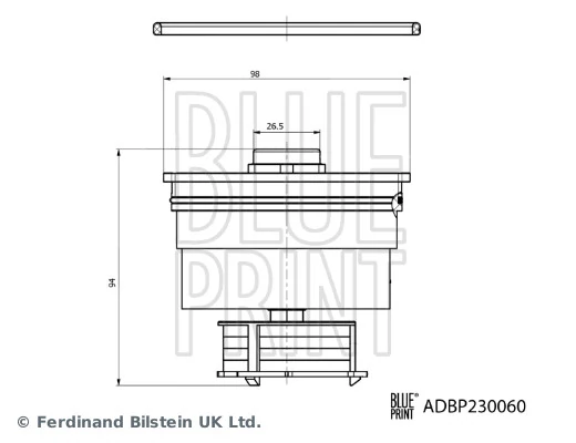 Filtro combustible Blue Print ADBP230060 precio, desde 27,73 EUR