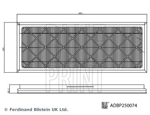 Filtro de cabina Blue Print ADBP250074 precio, desde 69,24 EUR