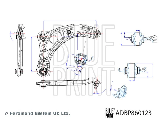 Comprar 545005FA1C Nissan/Infiniti Brazo inferior derecho de la suspensión delantera