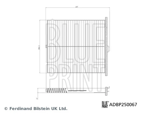 Filtro de cabina Blue Print ADBP250067 precio, desde 10,69 EUR