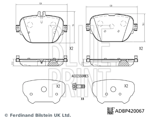 Pastillas freno traseras para Mercedes E  S213