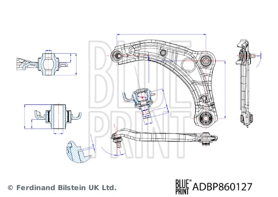 Comprar 545015FA1C Nissan/Infiniti Brazo inferior izquierdo de la suspensión delantera