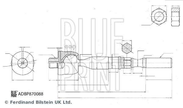 Bieleta de direccion Nissan Cabstar  (F24M)