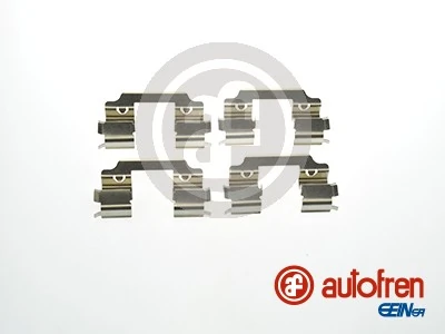 Juego de resortes de sujeción de pastillas de freno delanteras Nissan Note 