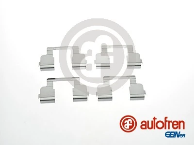 Juego de resortes de sujeción de pastillas de freno delanteras para Renault Clio BB, CB