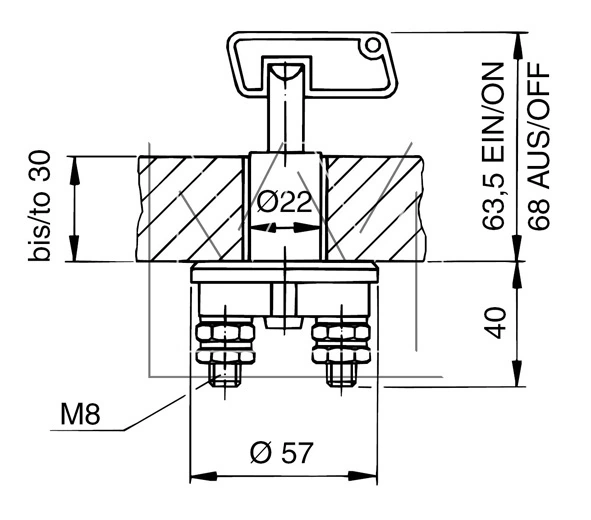 Interruptor de masa Scania 00000001934292 precio, desde 38,25 USD