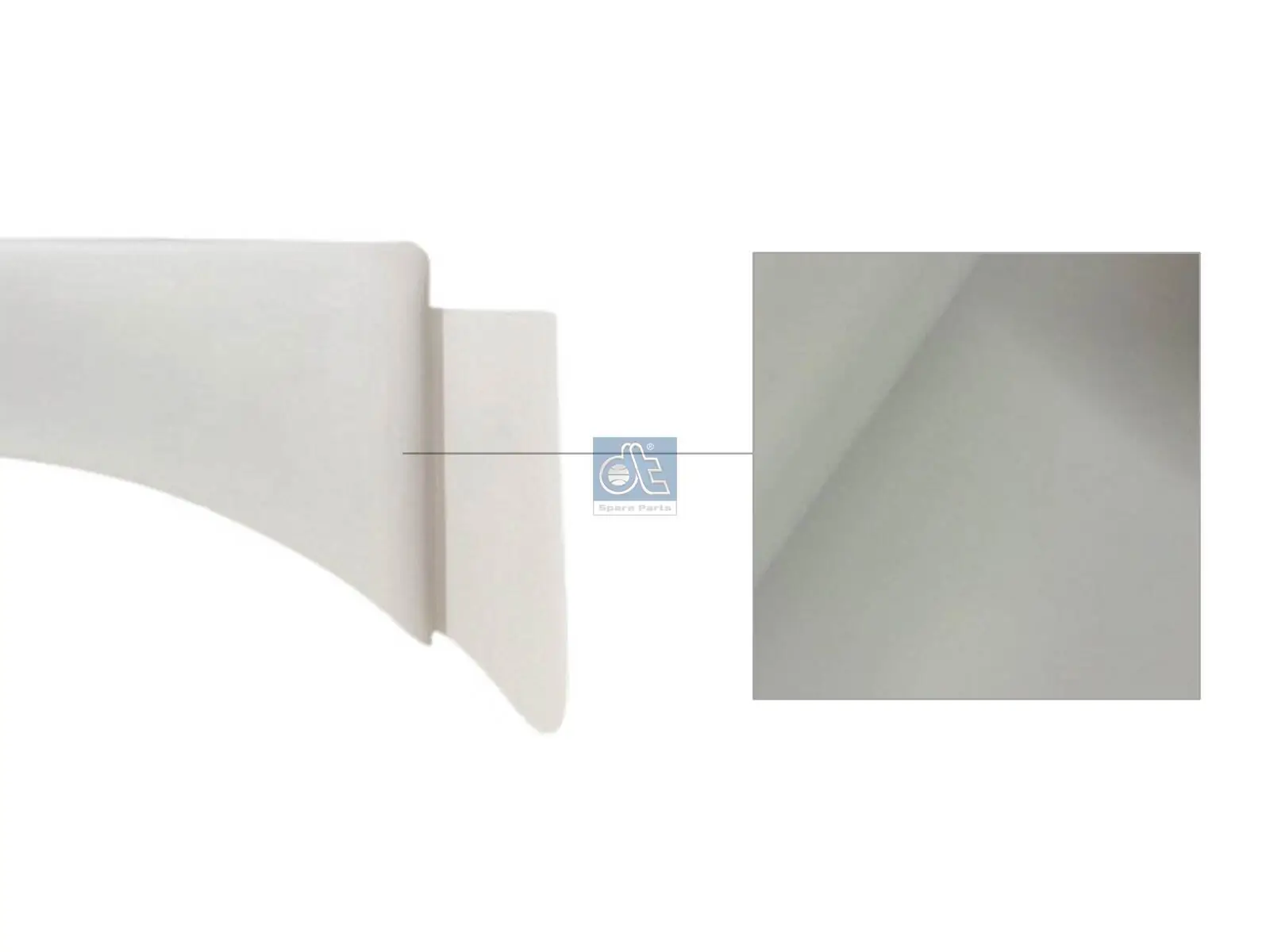 Extensión de la aleta delantera derecha MAN 81664100306 precio, desde 57,23 EUR