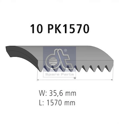 Correa de alternador 22707523 Volvo