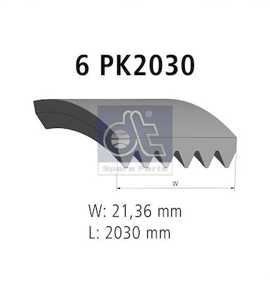 480768 Diesel Technic Correa poly v
