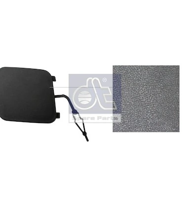 Tapa del enganche de remolcado delantera 9816765580 Peugeot/Citroen
