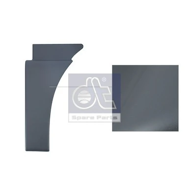 Cubierta del paso de rueda, delantero derecho MAN 81664100306