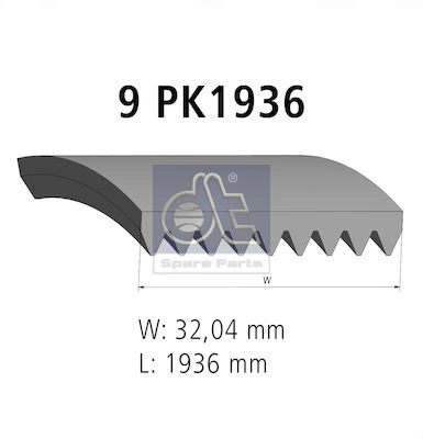 Correa de transmisión trapezoidal Continental/Siemens 9PK1936 precio, desde 21,45 EUR