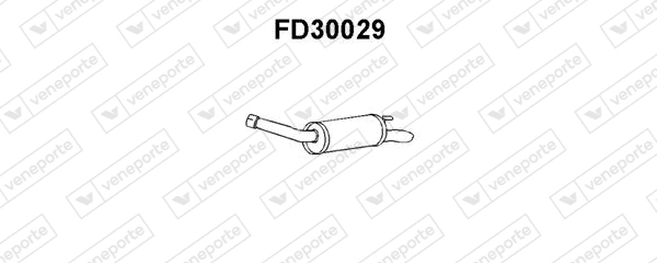 Silenciador trasero para Ford Sierra GBC
