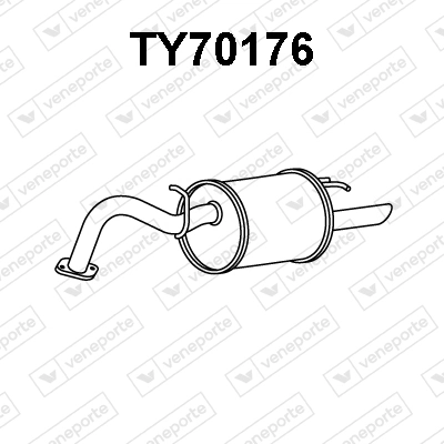 Silencioso trasero Toyota Yaris  hatchback comprar en España