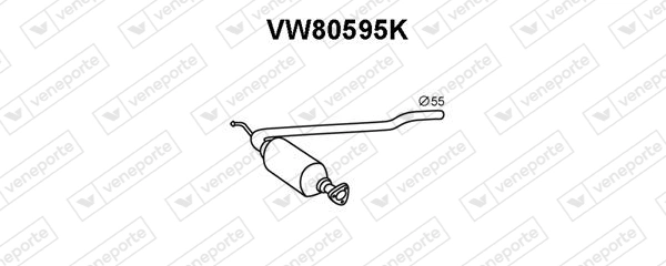 Comprar Convertidor catalítico Transporter 70E, 70L, 70M, 7DE, 7DL, 7DM